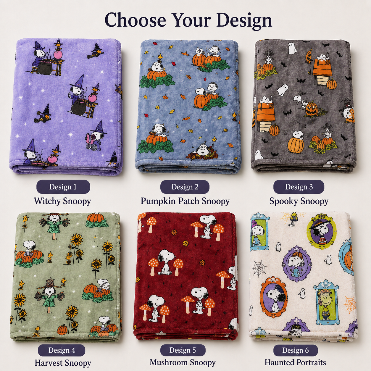 Official Peanuts™ Snoopy Halloween Blanket